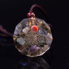 Labradorite Orgonite Pendant Natural Crystal Stone Energy Orgone Emf Protection Healing Jewelry Necklace Meditation Gift | Vimost Shop.
