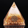 Orgone Pyramid topaz Gather wealth For Orgonite Enhance Charm Value Energy Generator Chakra Healing Protection And Meditation | Vimost Shop.