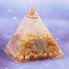 Orgone Pyramid topaz Gather wealth For Orgonite Enhance Charm Value Energy Generator Chakra Healing Protection And Meditation | Vimost Shop.