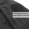 Soft shell Tactical  Jacket Mens Warm Military Waterproof Fleece  Jacket Windproof Multi-pockets Hunting Jacket Coat | Vimost Shop.