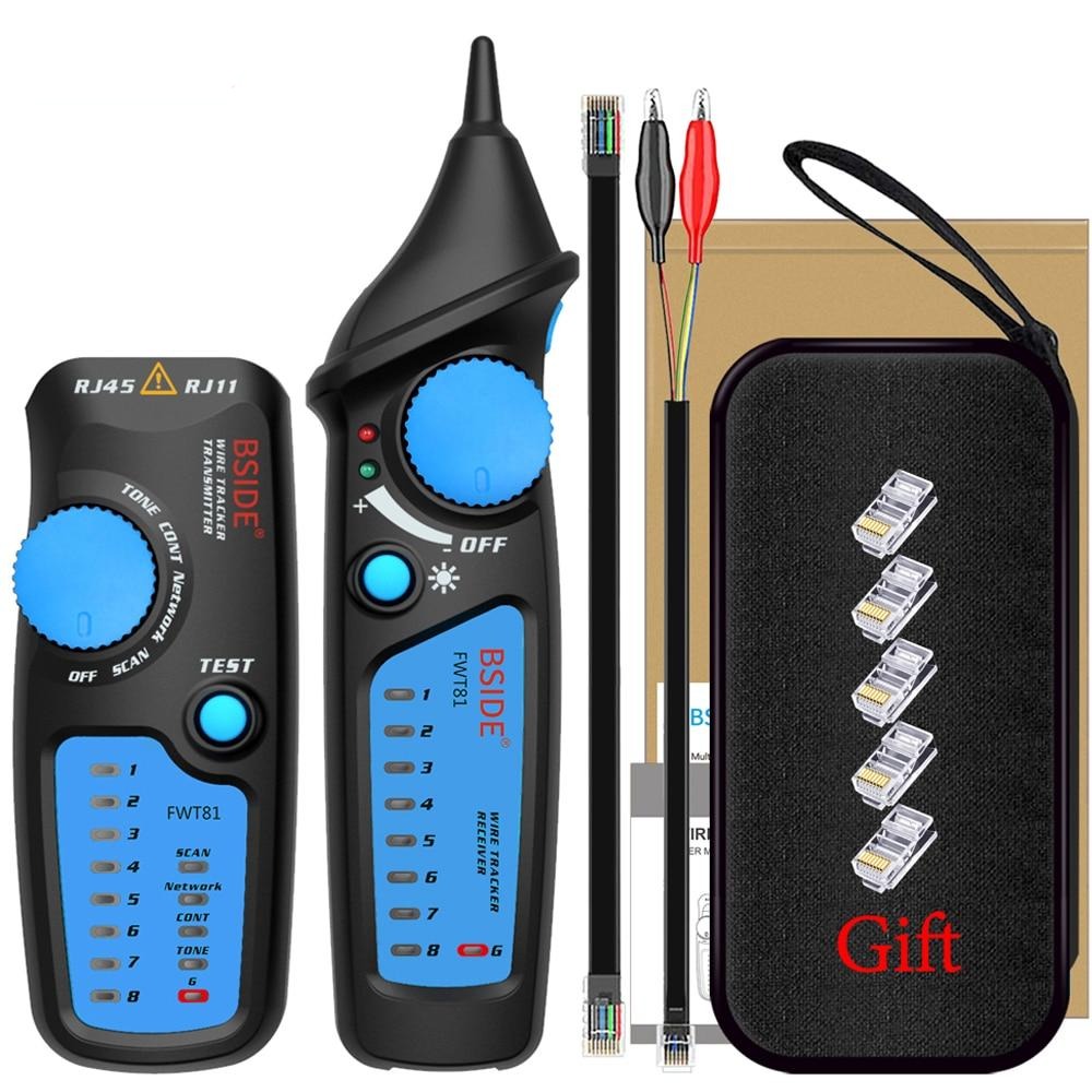 Network cable tracker detecteur FWT81 RJ11/45 Lan Ethernet Phone wire tester Finder Telecom Tool electrified work 48V | Vimost Shop.