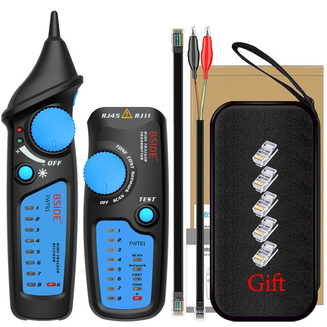 Network cable tracker detecteur FWT81 RJ11/45 Lan Ethernet Phone wire tester Finder Telecom Tool electrified work 48V | Vimost Shop.