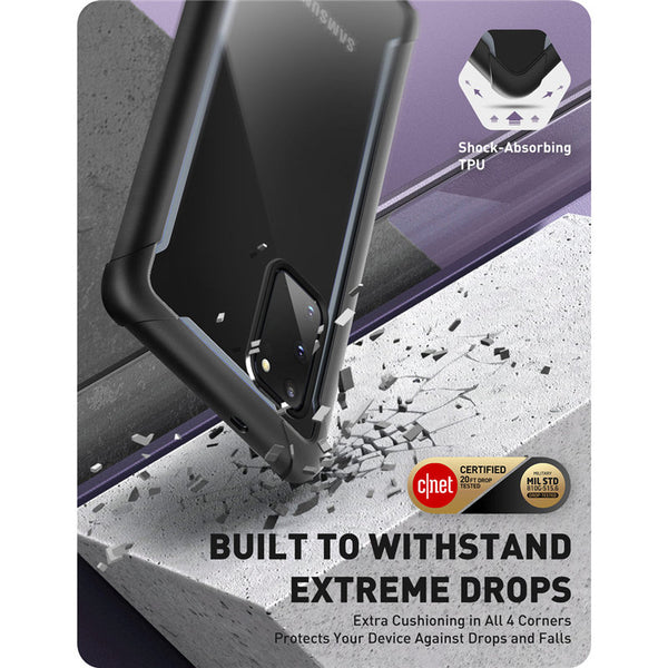 For Samsung Galaxy S20 5G Case (2020 Release) Ares Full-Body Rugged Clear Bumper Cover WITH Built-in Screen Protector | Vimost Shop.