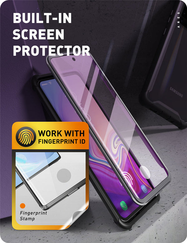 For Samsung Galaxy S20 5G Case (2020 Release) Ares Full-Body Rugged Clear Bumper Cover WITH Built-in Screen Protector | Vimost Shop.