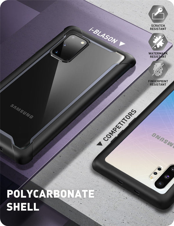 For Samsung Galaxy S20 5G Case (2020 Release) Ares Full-Body Rugged Clear Bumper Cover WITH Built-in Screen Protector | Vimost Shop.