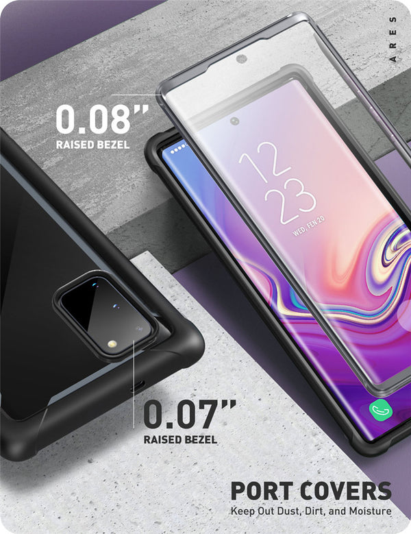For Samsung Galaxy S20 5G Case (2020 Release) Ares Full-Body Rugged Clear Bumper Cover WITH Built-in Screen Protector | Vimost Shop.