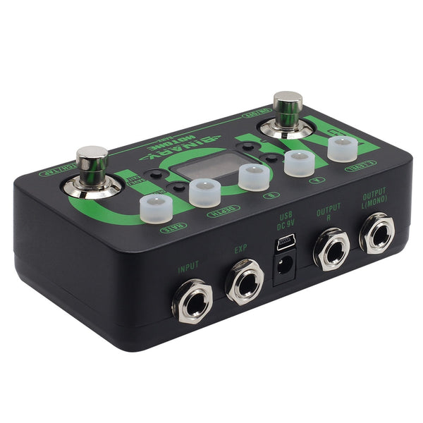 Hotone Binary Mod Multi-Mode Chorus Flanger Tremolo Phaser Rotary Vibe Wah Tap Tempo Modulation Guitar Bass Effects Pedal BME-1 | Vimost Shop.