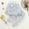 Baby Girl Clothes Pajamas Set Flannel Fleece Infant Toddler O Neck Pajamas Warm Kids Sleepwear Home Suit Winter Spring Fall D30 | Vimost Shop.