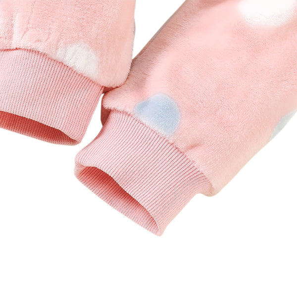 Baby Girl Clothes Pajamas Set Flannel Fleece Infant Toddler O Neck Pajamas Warm Kids Sleepwear Home Suit Winter Spring Fall D30 | Vimost Shop.