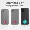 For Google Pixel 4A 5G Case 6.2 inch (2020) Cosmo Full-Body Marble Glitter Case Cover WITH Built-in Screen Protector | Vimost Shop.