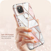 For Google Pixel 4A 5G Case 6.2 inch (2020) Cosmo Full-Body Marble Glitter Case Cover WITH Built-in Screen Protector | Vimost Shop.