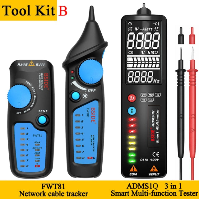 Network cable tracker detecteur FWT81 RJ11/45 Lan Ethernet Phone wire tester Finder Telecom Tool electrified work 48V | Vimost Shop.