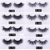 25 MM Lashes Wholesale 30/50/100 Pairs 3D Mink Eye Lashes With Tray No Box  Natural/Thick Long False Eyelashes  Makeup | Vimost Shop.