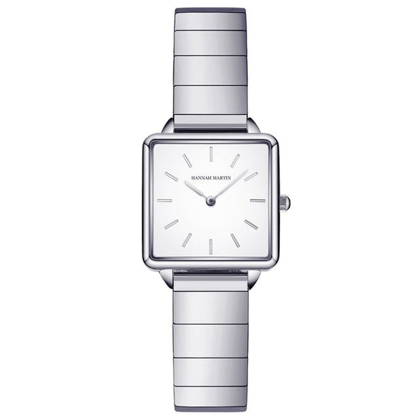 Arrival Full Solid Stainless Steel Square Dial Japan Movement Quartz Gift Rose Gold Ladies Top Brand Watches for Women