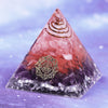 Natural Crystal Orgone Pyramid  Positive Energy Generator Orgonite Pyramid Emf Protection Healing Stones Orgonite | Vimost Shop.