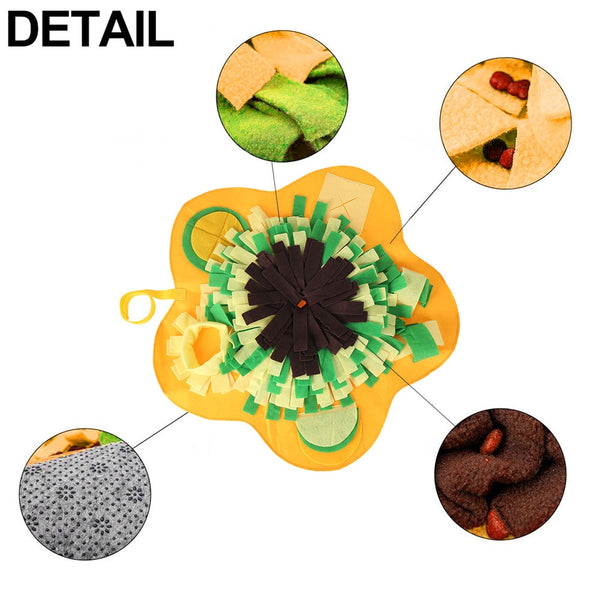 Snuffle Mat Pet Dog Feeding Mat Durable Interactive Slow Food Training Toys Nosework Activity Blanket  Natural Foraging Skills | Vimost Shop.