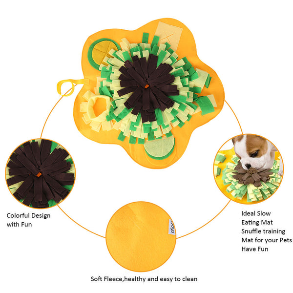 Snuffle Mat Pet Dog Feeding Mat Durable Interactive Slow Food Training Toys Nosework Activity Blanket  Natural Foraging Skills | Vimost Shop.