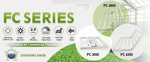 FC 3000 Samsung LM301B Full Spectrum LED Grow Lights Strip Grow Tent Hydroponics Veg and Flower | Vimost Shop.