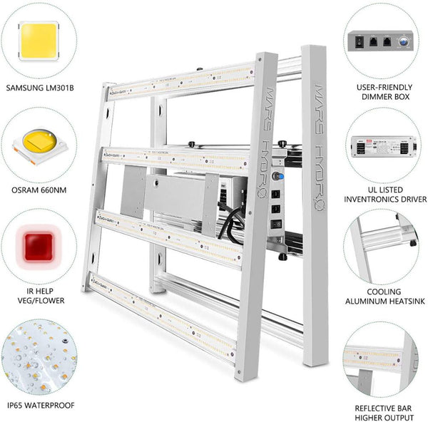FC 3000 Samsung LM301B Full Spectrum LED Grow Lights Strip Grow Tent Hydroponics Veg and Flower | Vimost Shop.