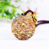Reiki Healing Energy Orgonite Pendant Necklace Quartz Stone Rainbow Tree Chakra Amulet Natural Orgone Crystal Necklace Yoga | Vimost Shop.