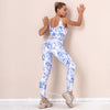 Seamless Tie Dye Yoga Suit GYM Sporty Fitness Two Piece Set Running Sports Jogging Tracksuit Bra Top Leggings Workout Wear | Vimost Shop.