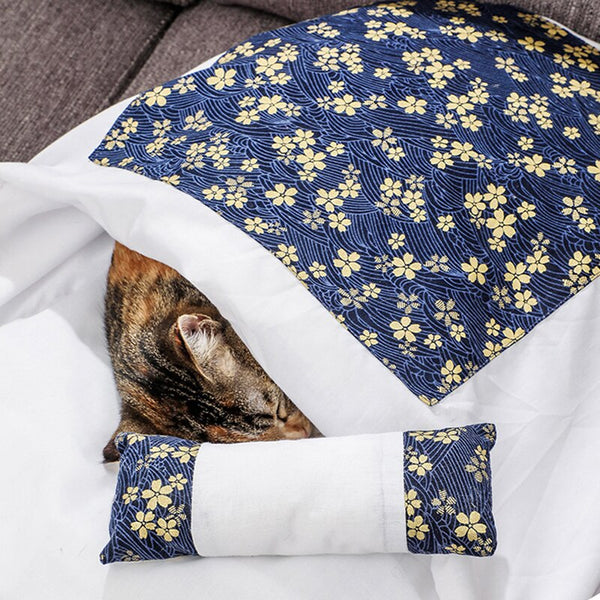 Removable Dog Cat Bed Cat Sleeping Bag Sofas Mat Winter Warm Blanket Nest Puppy Kennel Cushion for Small Dogs Cats Pet Products | Vimost Shop.