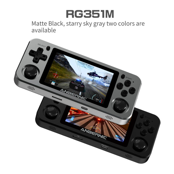 RG351M Retro Video Game Console Aluminum Alloy Shell RG351P 2500 Game Portable Console RG351 Handheld Game Player | Vimost Shop.