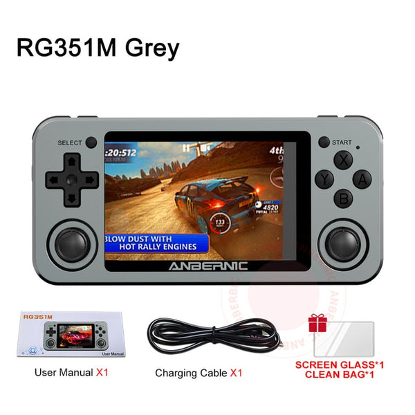 RG351M Retro Video Game Console Aluminum Alloy Shell RG351P 2500 Game Portable Console RG351 Handheld Game Player | Vimost Shop.