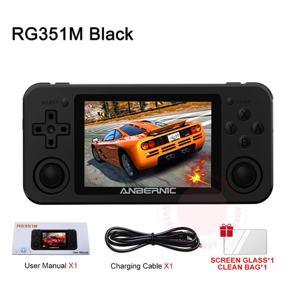 RG351M Retro Video Game Console Aluminum Alloy Shell RG351P 2500 Game Portable Console RG351 Handheld Game Player | Vimost Shop.