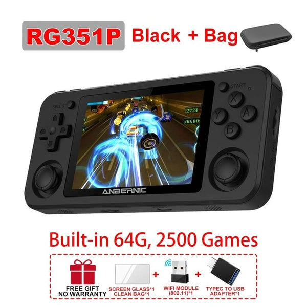 RG351M Retro Video Game Console Aluminum Alloy Shell RG351P 2500 Game Portable Console RG351 Handheld Game Player | Vimost Shop.