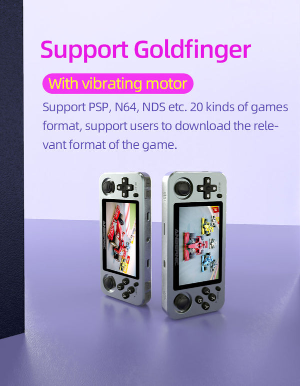RG351M Retro Video Game Console Aluminum Alloy Shell RG351P 2500 Game Portable Console RG351 Handheld Game Player | Vimost Shop.