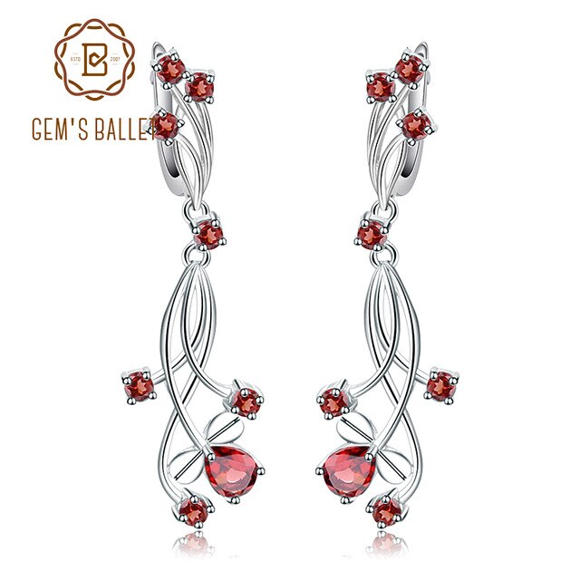 Flower Design 3.89t Natural Sky Blue Topaz Gemstone Drop Earrings For Bridal 925 Sterling Silver Wedding Jewelry | Vimost Shop.