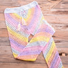 Women Sexy Colorful Crochet Bikini Pants Set Cover-up Sexy Tassel Beach See Through Wide Leg Pants Sea Trouser Bottoms Suit | Vimost Shop.