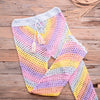 Women Sexy Colorful Crochet Bikini Pants Set Cover-up Sexy Tassel Beach See Through Wide Leg Pants Sea Trouser Bottoms Suit | Vimost Shop.