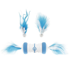 Interactive Cat Feather Toys Indoor Automatic Irregular Moving LED Lights USB Rechargeable Kitten Cats Pet Supply