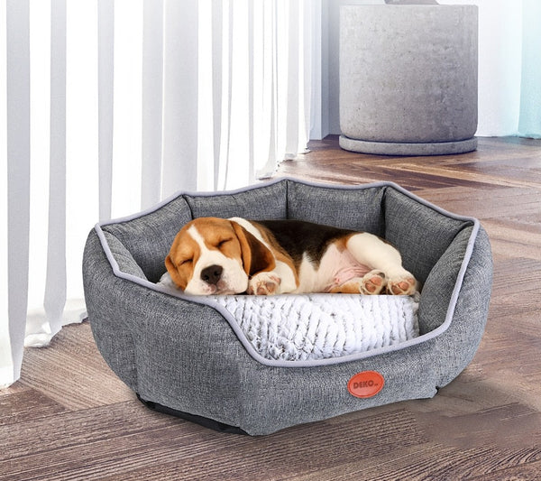 Soft Dog Bed Sleeping Gary Sofa Hondenmand Waterproof Cushion Mat For Pets Puppy Cat Cotton Pillow Pet Supplies | Vimost Shop.