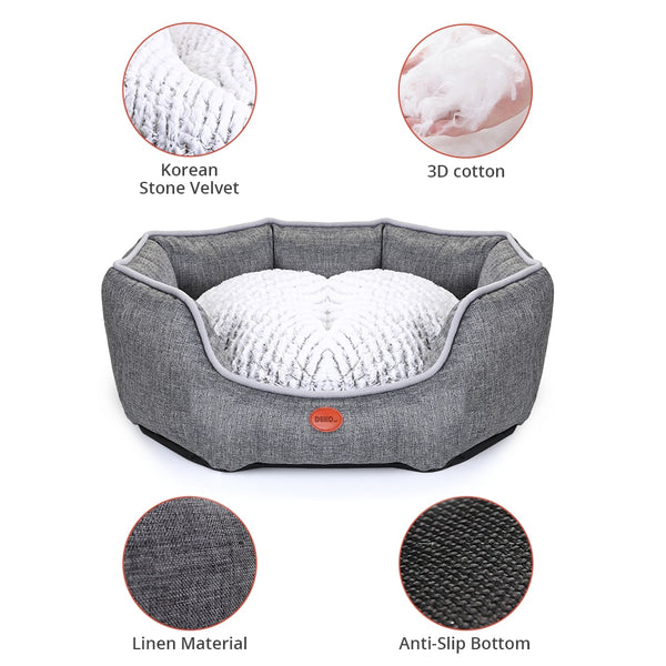 Soft Dog Bed Sleeping Gary Sofa Hondenmand Waterproof Cushion Mat For Pets Puppy Cat Cotton Pillow Pet Supplies | Vimost Shop.