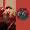 New Yew Cat Jacquard Casual Knit Pullover Sweater Women,Spring Vintage Full Sleeve Girly Basic Daily Warmness Top