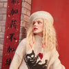 New Yew Cat Jacquard Casual Knit Pullover Sweater Women,Spring Vintage Full Sleeve Girly Basic Daily Warmness Top