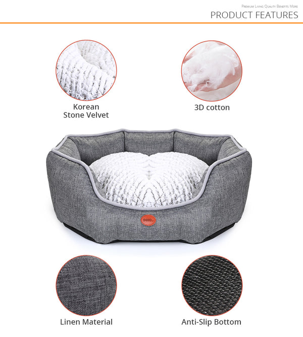 Soft Dog Bed Sleeping Gary Sofa Hondenmand Waterproof Cushion Mat For Pets Puppy Cat Cotton Pillow Pet Supplies | Vimost Shop.