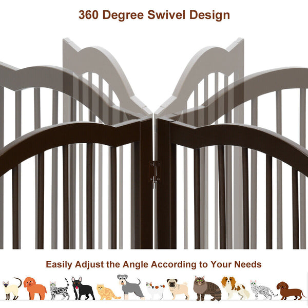 Solid Construction Foldable Portable Design Dog Fences 24