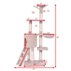 56" Condo Scratching Posts Ladder Cat Play Tree  Cats Tree Kitten House Furniture PS7009BE | Vimost Shop.