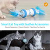 Interactive Cat Feather Toys Indoor Automatic Irregular Moving LED Lights USB Rechargeable Kitten Cats Pet Supply | Vimost Shop.
