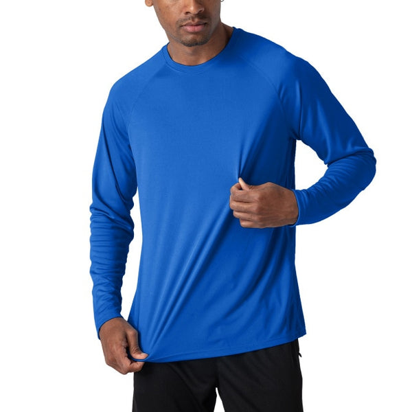Men's Sun Protection T-shirts Summer UPF 50+ Long Sleeve Performance Quick Dry Breathable Hiking Fish T-shirts UV-Proof | Vimost Shop.