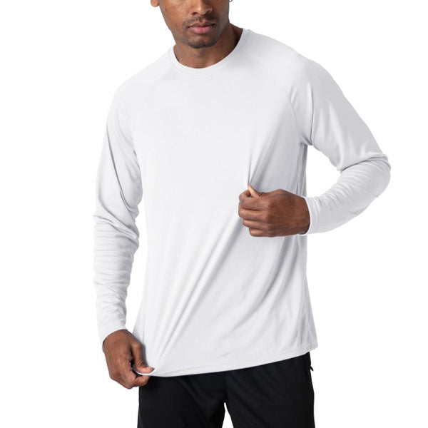 Men's Sun Protection T-shirts Summer UPF 50+ Long Sleeve Performance Quick Dry Breathable Hiking Fish T-shirts UV-Proof | Vimost Shop.