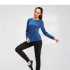 Thermal Sports Suits Women Workout Yoga Set Fitness Clothing High Waist Running Pants Gym Leggings Long Sleeve Crop Top Shirts | Vimost Shop.