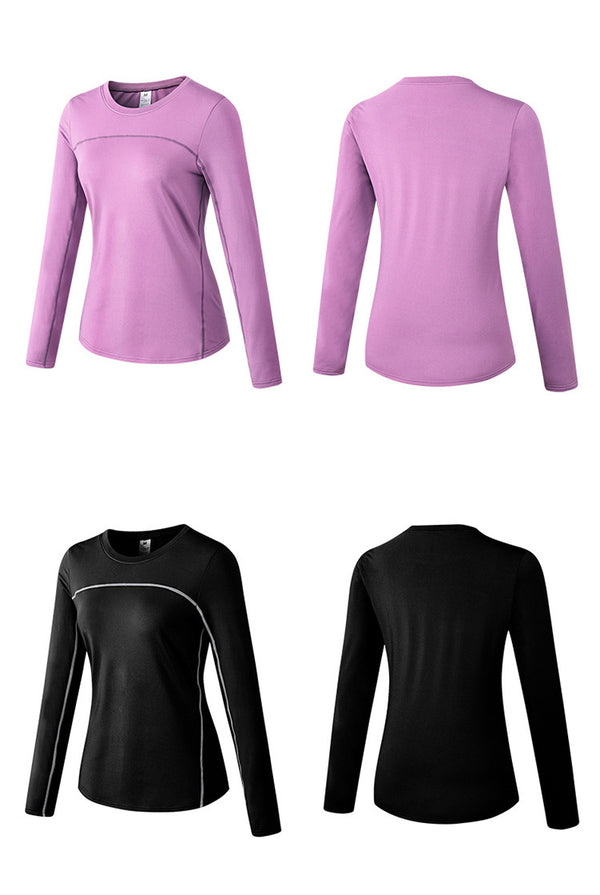 Thermal Sports Suits Women Workout Yoga Set Fitness Clothing High Waist Running Pants Gym Leggings Long Sleeve Crop Top Shirts | Vimost Shop.
