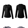 Thermal Sports Suits Women Workout Yoga Set Fitness Clothing High Waist Running Pants Gym Leggings Long Sleeve Crop Top Shirts | Vimost Shop.