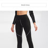 Thermal Sports Suits Women Workout Yoga Set Fitness Clothing High Waist Running Pants Gym Leggings Long Sleeve Crop Top Shirts | Vimost Shop.