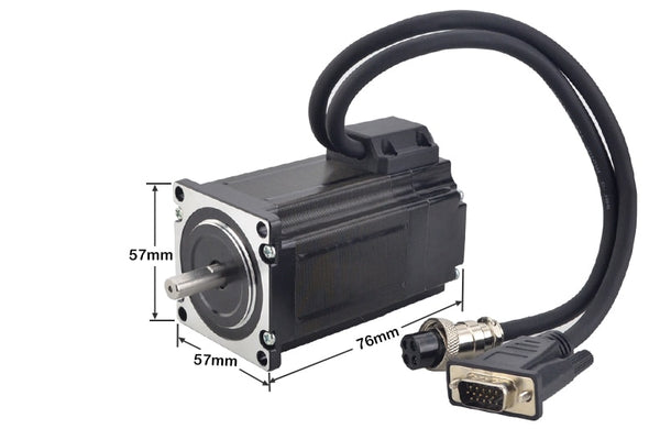 2Nm Nema 23 Closed Loop Stepper Motor Servo Driver Kit Nema 23 Stepper Motor with Encoder with 2pcs 1.7m Cables | Vimost Shop.